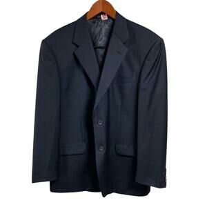Richard Harris Wool Blazer sz 44R Blue # H381